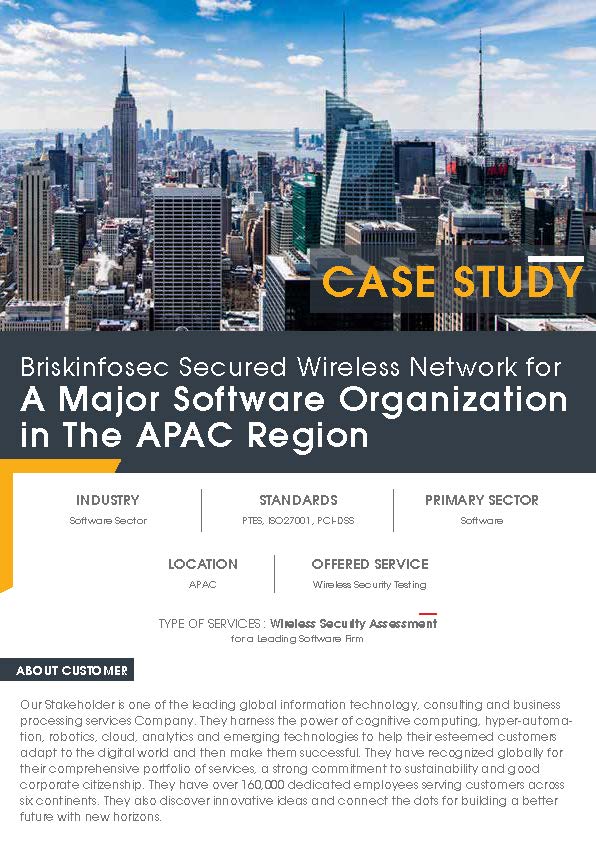 Wireless Security Case Study
